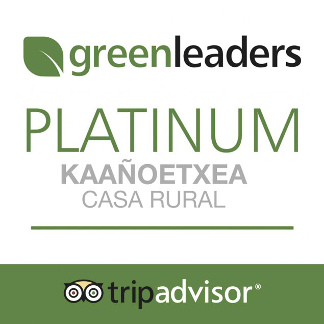 tripadvaisor - casa rural ecológica casa rural ecológica Kaaño etxea - greenleaders-ecolider platinum