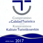 Certificado de calidad Turística en Casa Rural Ecológica KAAÑO ETXEA